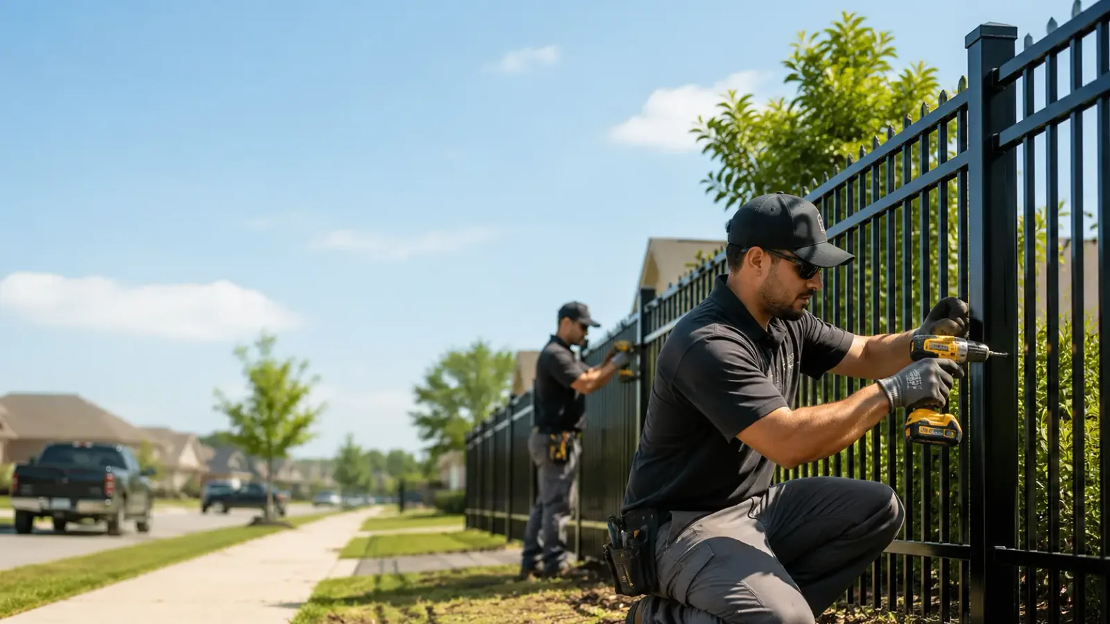 Metal Fence Installation in Krum, TX